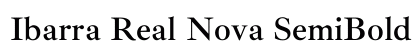 Ibarra Real Nova SemiBold Regular