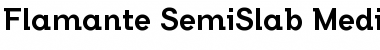Download Flamante SemiSlab Medium Font