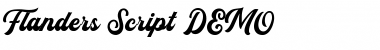 Download Flanders Script DEMO Regular Font