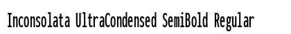 Inconsolata UltraCondensed SemiBold Regular preview