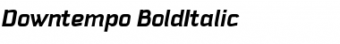 Download Downtempo Regular Font Title Preview