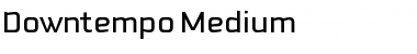 Download Downtempo Regular Font Title Preview
