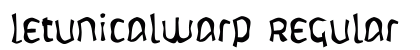 LetunicalWarp Regular preview