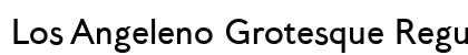Los Angeleno Grotesque Regular preview