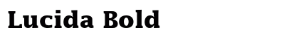 Lucida Bold Font Lucida Bold Font Preview