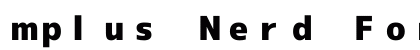 mplus Nerd Font Mono Regular Preview