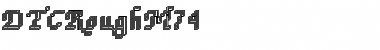 Download DTCRoughM74 Font