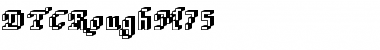 Download DTCRoughM75 Font