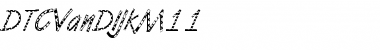Download DTCVanDijkM11 Font