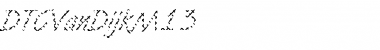 Download DTCVanDijkM13 Font