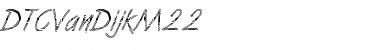 Download DTCVanDijkM22 Font