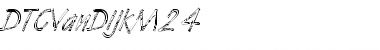 Download DTCVanDijkM24 Font