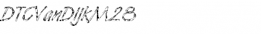 Download DTCVanDijkM28 Font