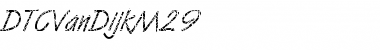 Download DTCVanDijkM29 Font