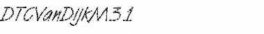 Download DTCVanDijkM31 Font