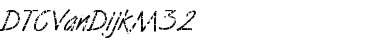 Download DTCVanDijkM32 Font