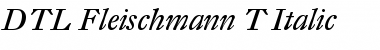 Download DTL Fleischmann Regular Font