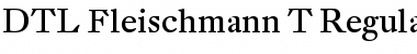 Download DTL Fleischmann Regular Font