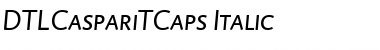Download DTLCaspariTCaps Font