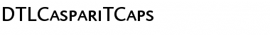 Download DTLCaspariTCaps Font
