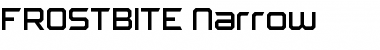 Download FROSTBITE Narrow Font