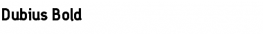 Download Dubius Font