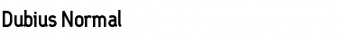 Download Dubius Font