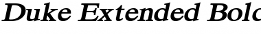 Download Duke Extended Font