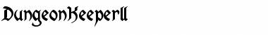 Download DungeonKeeperII Font