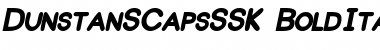 Download DunstanSCapsSSK Font