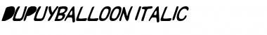 Download DupuyBALloon Font