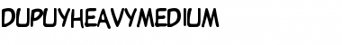 Download Dupuy Heavy Font