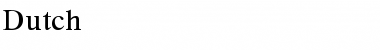 Download Dutch Font