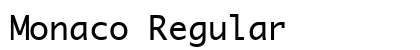Monaco Regular preview