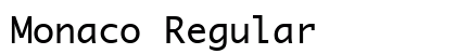 Monaco Regular preview