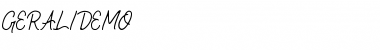 Download Geralia  DEMO Font