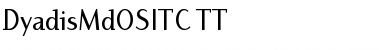 Download DyadisMdOSITC TT Font