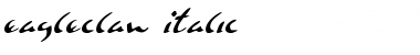 Download Eagleclaw Italic Font
