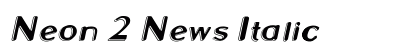 Neon 2 News Italic preview