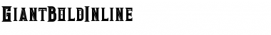 Download Giant bold inline Font