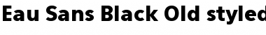 Download Eau Sans Black Old-styled Figures Font