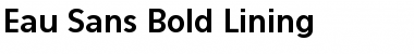 Download Eau Sans Bold Lining Font