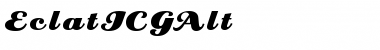 Download EclatICGAlt Regular Font