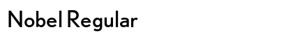 Nobel Regular Preview