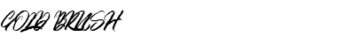 Download Gold Brush Font