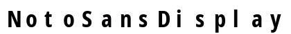 NotoSansDisplay Nerd Font Mono Bold preview