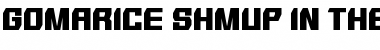 Download SHMUP in the zone Regular Font