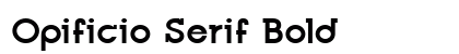 Opificio Serif Bold preview