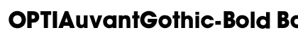 OPTIAuvantGothic-Bold Bold preview