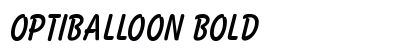 OPTIBalloon Bold preview